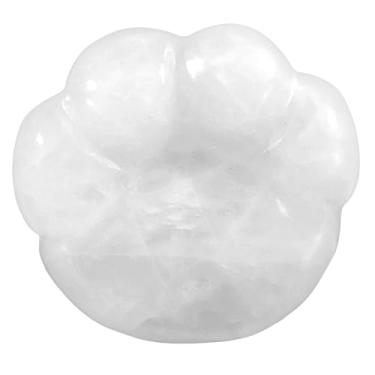 Imagem de Rockcloud Natural Rock Crystal Cat Paw Statue for Decor, Hand-Carved Healing Animals Claw Worry Stone for Stress Relief