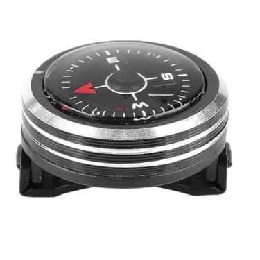 Imagem de Bússola da Banda de Vigilância, Mini Bússola de Pulso Leve para Acampamento de Sobrevivência Acessório de Ferramentas Ao Ar Livre, Guia Sensível, Material Resistente, Design