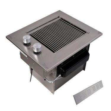 Imagem de Grill Churrasqueira Diamond Premium Sem Tampa Gás Titan + Veneziana - 