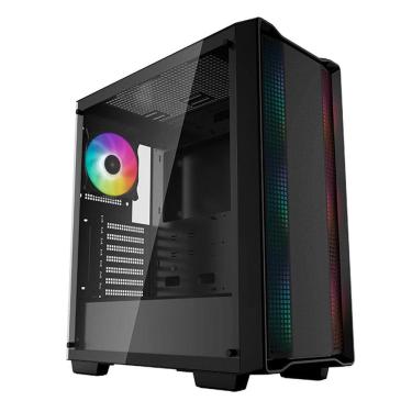 Imagem de Gabinete Gamer Deepcool Cc560 Argb, Vidro Temperado, 4X Fans