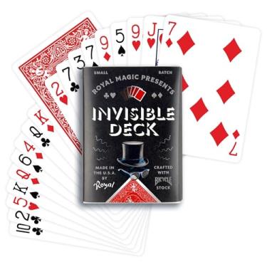 Imagem de Playing Cards – Invisible Deck of Cards Trick Made with Authentic Bicycle Playing Cards, Magic Card Trick for Beginners & Pros, Includes Special Bicycle Cards & Instructions (Red)