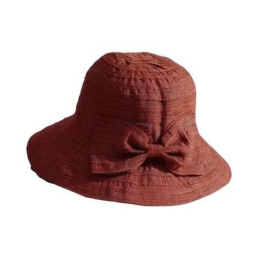 Imagem de Chapéu de Sol Feminino com Aba Larga - Dobrável, Respirável e com Prot