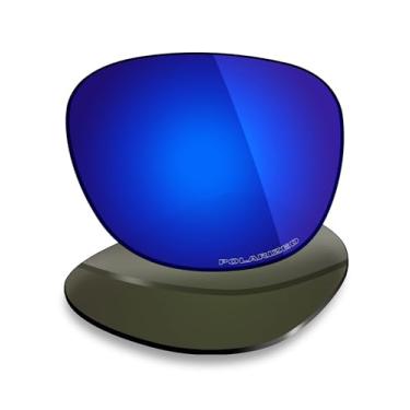 Imagem de Mryok Lentes de reposição ultra polarizadas para óculos de sol Maui Jim Snapback MJ730 53 mm, HD Polarized, proteção UV, resistente a impactos e ajuste perfeito - azul escuro