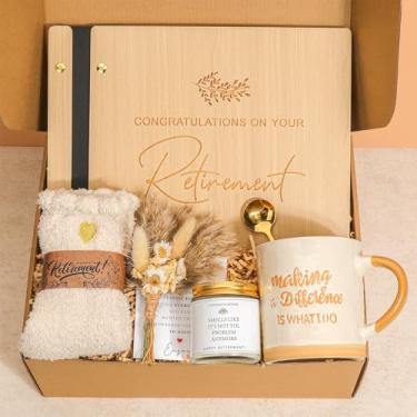 Imagem de Presente de aposentadoria para mulher 2025, elegante conjunto de presente de aposentadoria para mulheres, colega de trabalho, professor, chefe, enfermeira, ideias felizes para aposentados, presentes