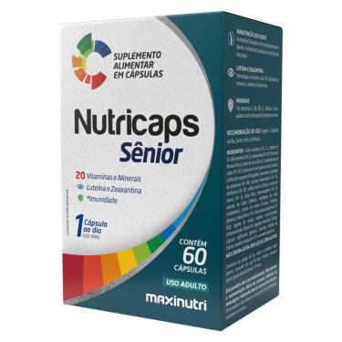 Imagem de Nutricaps Senior Polivitamínico 60 Capsulas Maxinutri-Unissex