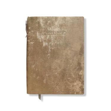 Imagem de Fina Ideia - Caderneta A5 Veludo dourado sem pauta