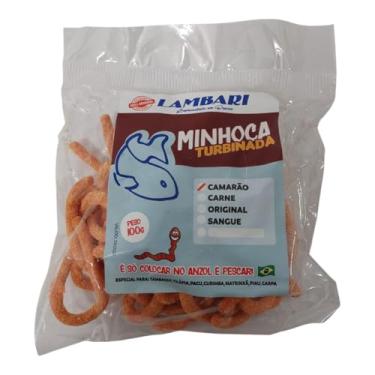 Imagem de Isca Minhoca Turbinada Pronta Para Pesca De Tilápia Lambari (Sabor Camarão)