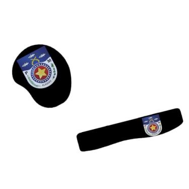 Imagem de Kit Mouse Pad e Apoio de Teclado PM Alagoas