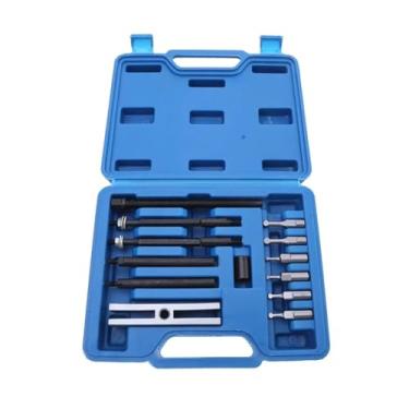 Imagem de Extrator ajustável 13 peças de encaixe pequeno braçadeira de rolamento extrator de ranhura de rolamento interno de três garras ferramentas de manuseio e manutenção de rolamentos