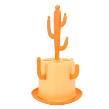 Imagem de Hztyyier Organizador de Garrafas Infantis, Suporte Multifuncional Removível para Copos de bebê para Espaço de Cozinha Eficiente (Laranja Vibrante)