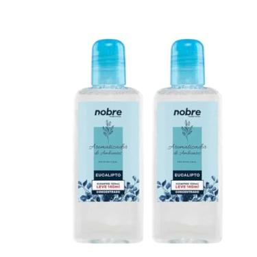 Imagem de Nobre Kit 2 Aromatizantes de Ambiente Eucalipto Concentrado, 140ml, Perfume Duradouro, Líquido, Frasco Com Borrifador, para Salas