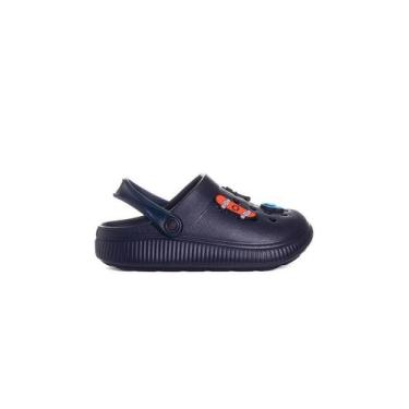 Imagem de Sandália Babuche Molekinho Botons Marinho, 29/30