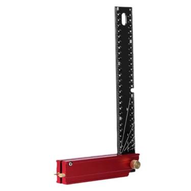 Imagem de Baoblaze Esquadro de Carpinteiro para Marcenaria, Ferramenta Versátil para Fabricação Manual.