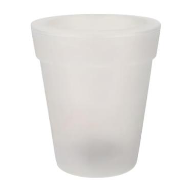 Imagem de Vaso de Flores com Luz LED | Lâmpadas LED Impermeáveis para Jardim,Vaso Para Plantas Com E Energia Solar - Para Exterior Casa Jardim Pátio Relvado Caminho Aniversário Festa De Casa