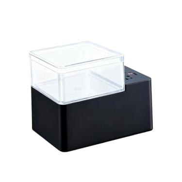 Imagem de Fenteer Dispensador automático de ração para peixes, dispensador automático de ração para aquário redondo com temporizador, estável, selado, leve, fácil de, 160 Ml