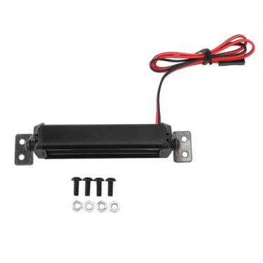 Imagem de SIWOTED RC Light Bar Roof Lamp Kit 15 LED 3.1 Polegada Liga de Alumínio Super Bright Roof Spotlight para Axial SCX10 1/10 RC Crawler Cars