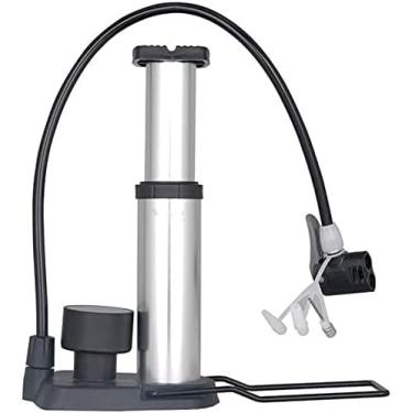 Imagem de Bomba de bicicleta portátil mini multifuncional bomba de piso de bicicleta ergonômica pneu de ar universal para carro, bicicleta, motocicleta, basquete, outros infláveis