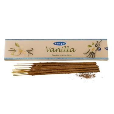 Imagem de Incenso Vanilla Satya Premium Caixa c 12 Varetas