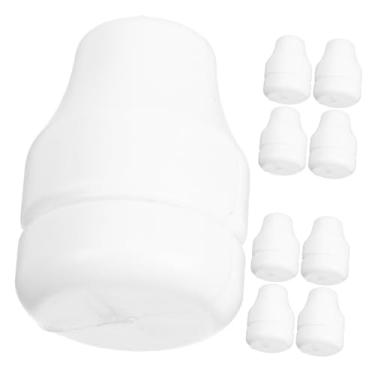 Imagem de HEALLILY Conjunto de puxadores de cabo de madeira com 4 furos para persianas, borlas de madeira versáteis para tratamentos de janelas e projetos de artesanato