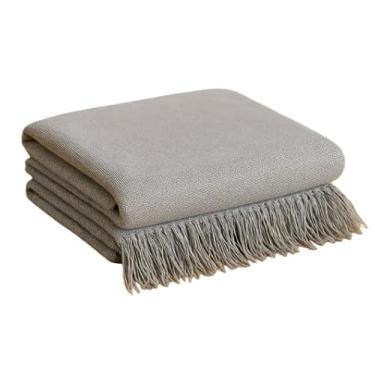 Imagem de Manta de Algodão Grande para Sofá Casal King 3,00X1,80M Grande 2,40X1,80m Pop pequena 2,20X1,50M sua casa(KING 3.0x1.8M Cinza mesclado)