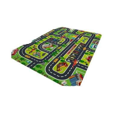 Imagem de Tapete De Brincar Com Tema De Trânsito Para Meninos E Meninas, Tapete 