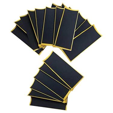 Imagem de Vaveren 20 Pieces Professional Fingerboard Foamtape 110 Mmx38 Mm Non Skid Skateboard Foam Tape Stickers For Finger Skateboard, Black Preto