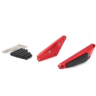 Imagem de Arashi Frame Sliders Motor Anti Crash Pads para Yamaha MT07 FZ07 2014-2017, acessórios de motocicleta peças vermelhas