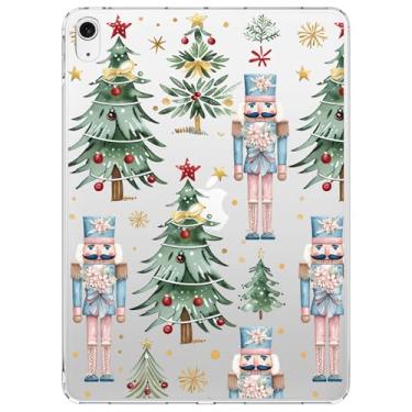 Imagem de VibrantFruitique Capa para iPad Air de 13 polegadas (M3) 2025/(M2) 2024, capa transparente com quebra-nozes, fina, leve, antiarranhões, TPU (poliuretano termoplástico), capa traseira rígida de