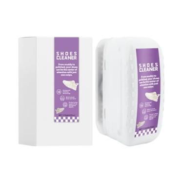 Imagem de Limpiador Para Tênis Brancos | Kit De Remoção De Manchas Sem Enxágue 120ml - Produto de Limpeza por Esfrega para Ténis,para Casa Viagem Férias Dormitório Universitário Casa e Acampamento
