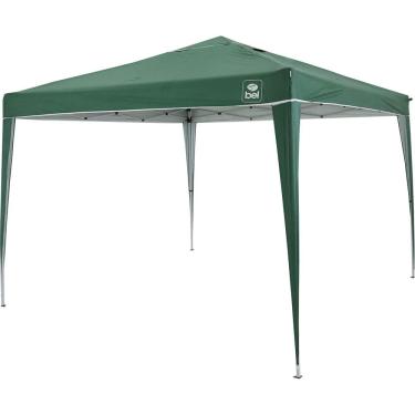 Imagem de Bel - Tenda Gazebo Dobrável 3m x 3m Poliéster Verde