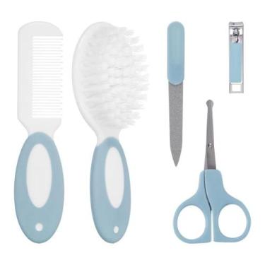 Imagem de Kit De Higiene Cuidados Do Bebe 5 Pecas Azul Buba 13685