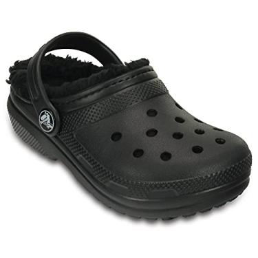 Imagem de CROCS Classic Lined Clog K - Black/Black - C4, 203506-060-C4, Kids Unisex, Black/Black, C4