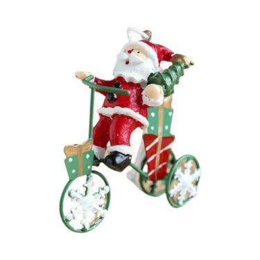 Imagem de Decorações De Natal Criativas Em Resina De Papai Noel E Rena Para Mesa