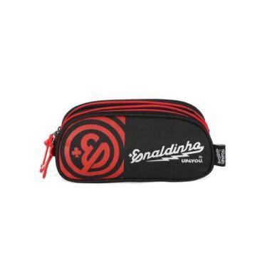 Imagem de Estojo Triplo Escolar Enaldinho Youtuber Original Luxcel