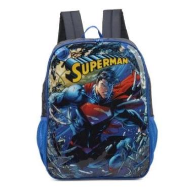 Imagem de Mochila de Costas Escolar Infantil Super Homem Superman-Unissex