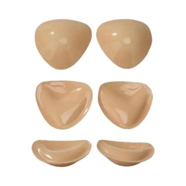 Imagem de Novo sutiã pegajoso dupla face grosso inserções push up potenciadores 