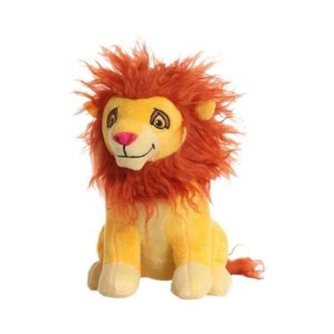 Imagem de Boneco De Pelúcia De Leão De Desenho Animado De 20CM, Presente Fofo De