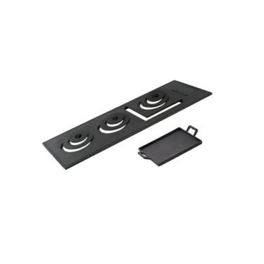 Imagem de Chapa Redução + Bifeteira Ferro Fundido Libaneza 38x95,5 Cm