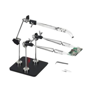 Imagem de Pinça Magnética Para PCB, Suporte Para Estação De Soldagem, Ferramenta