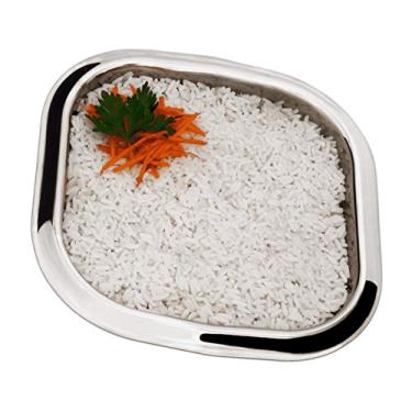 Imagem de Travessa Quadrada Média em Aço Inox 24 x 24 x 3 cm - Zanella