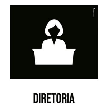 Imagem de Kit 3 Placas Desenho - Diretoria Mulher