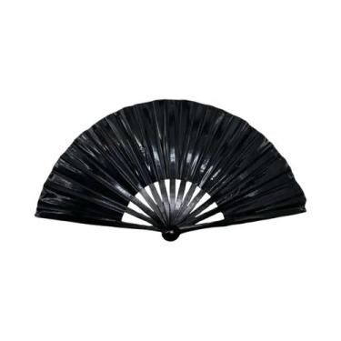Imagem de Leque De Mão Colorido E Dobrável Para Festivais De Dança, Leque Decora