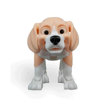 Imagem de Cachorrinhos Articulados Colecionáveis com Diversas Raças, Brinquedo Educativo com Articulações Móveis, Ideal para Crianças e Colecionadores (Beagle)