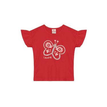 Imagem de Blusa infantil menina de borboleta Brandili-Feminino