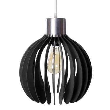 Imagem de Luminária Teto Lustre Pendente Balcão Cozinha Sala Paquistão Cor:preto