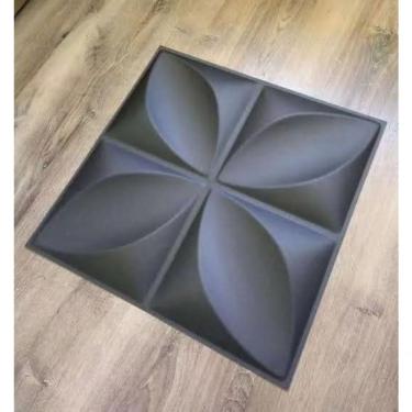 Imagem de Revestimento De Parede Adesivo Placas Decorativas Modulares Kit C/50 Unid