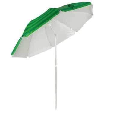 Imagem de Guarda-Sol Mor 2,4m de Alumínio Articulado C/ Saída de Ar Azul