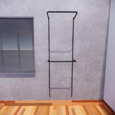 Imagem de Kit Closet Aramado 0,60 x 2,00 mt 2 Cabideiros Preto 20X20 - Dicarlo