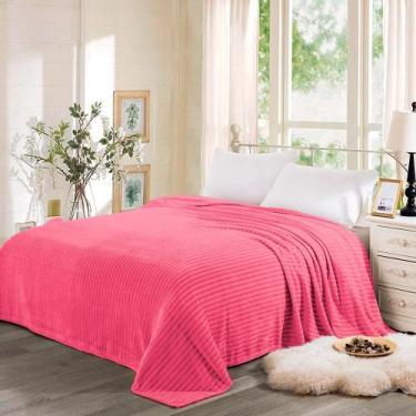 Imagem de Cobertor Casal Manta Canelada Super Soft 1,80m X 2,0m - CASA DONA, Ros