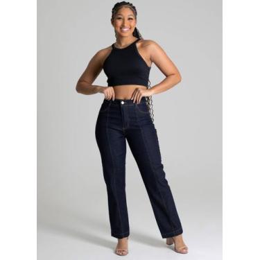 Imagem de Calça Jeans Sawary Reta - 277472 Azul, Azul, 44